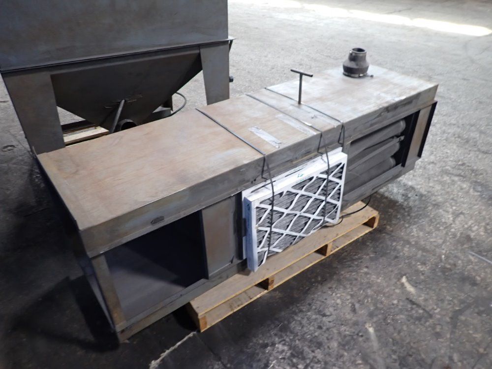 Trinco 47 1/2" X 47 1/2" X 30" Blast Cabinet - 48x48sl/delux