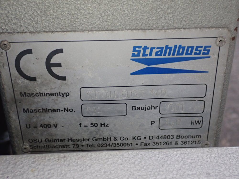 Strahlbose 54" X 32" X 24" Blast Cabinet - Strahlbose 140