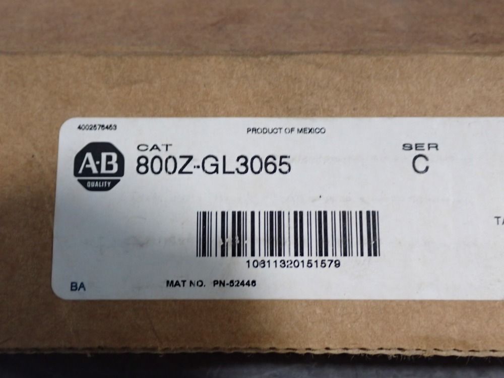 Allen Bradley Touch Button - 800z-gl3065