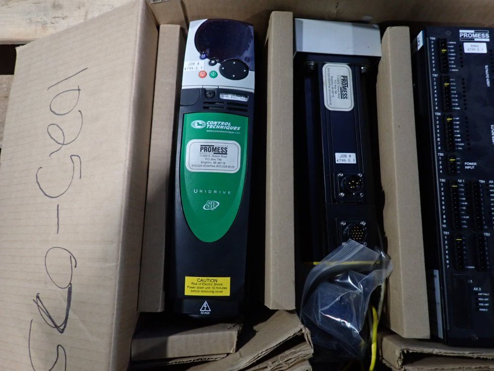 Parker 1.46 Kw Servo Motor And Servo Drive - Mpc893-113