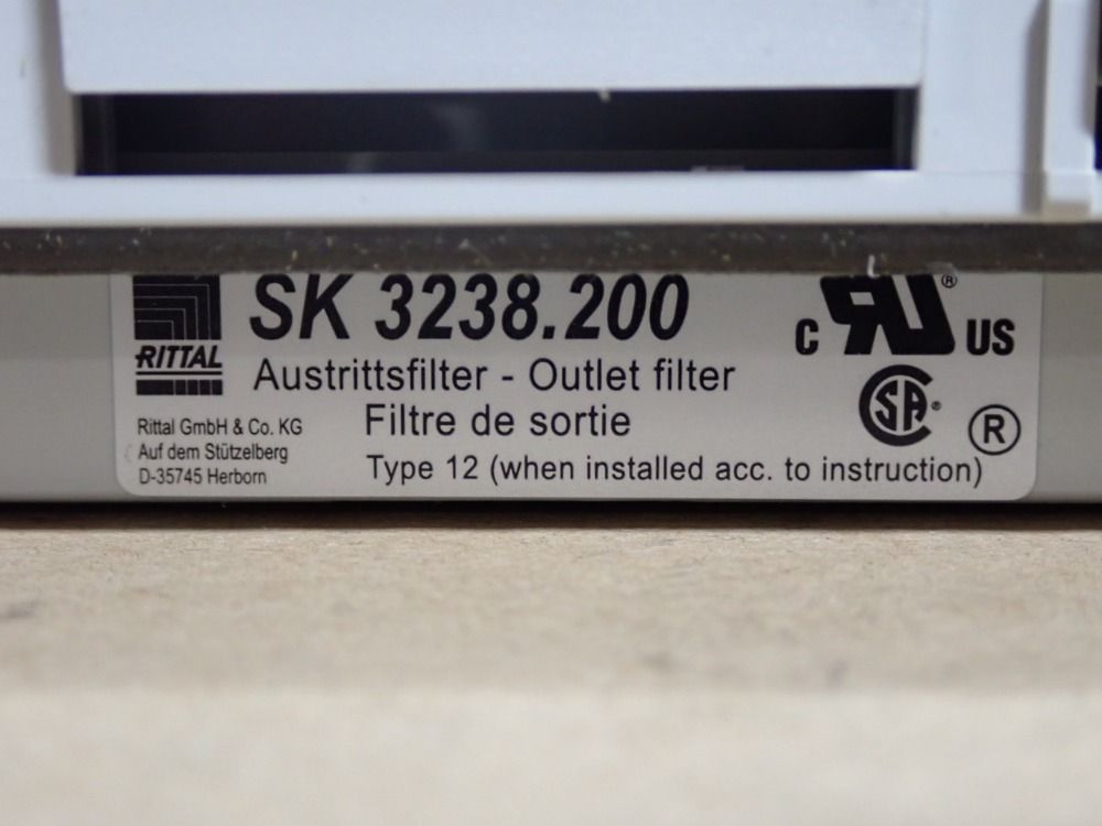 Rittal Lot Of 2 Air Outlet Filter - Sk3238.200