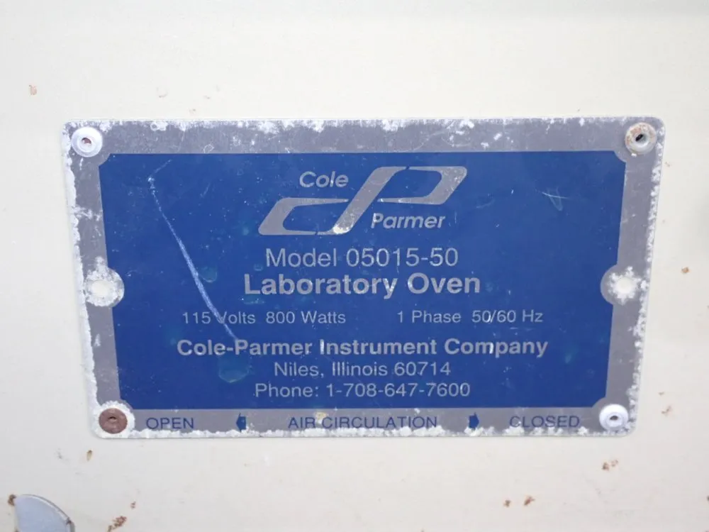 Cole-parmer 10" X 11" X 10" Oven - 05015-50