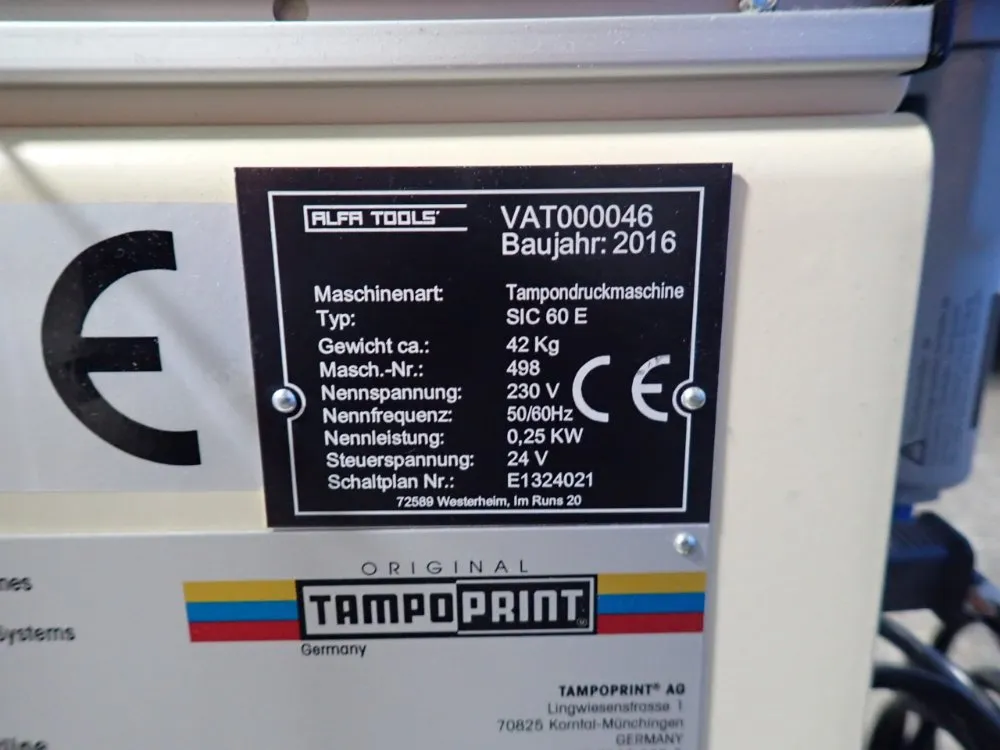 Tampo Print Electro Pneumatic Pad Printing Machine - 498