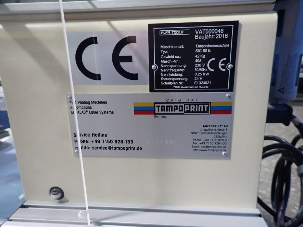 Tampo Print Electro Pneumatic Pad Printing Machine - 498