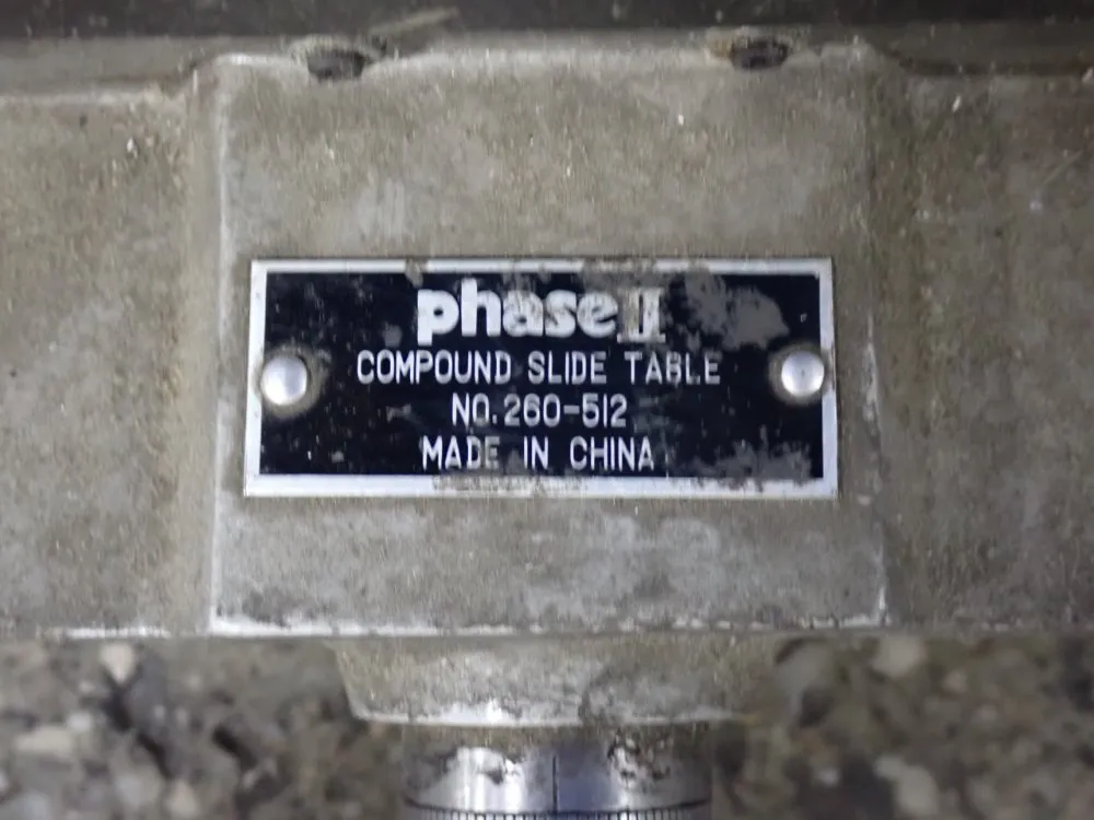 Phase 2 12" Compound Slide Table - 260-512