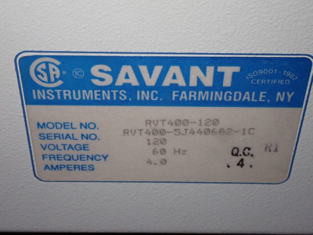 Savant Refrigerant Vapor Trap - Evt400-120