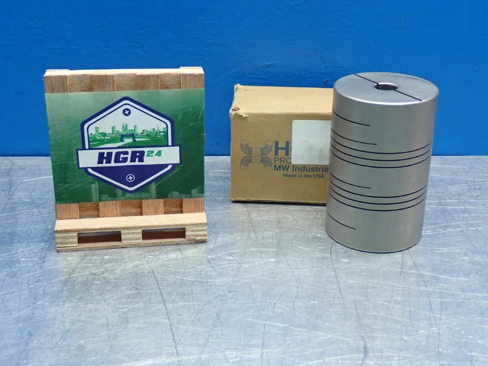 Helicat Od: 2 1/4 In, Length: 3 1/2 In, Bore: 1/2 In Mc7c-series Flexible Stainless Steel Integral Clamp - Mc7c225-16-16