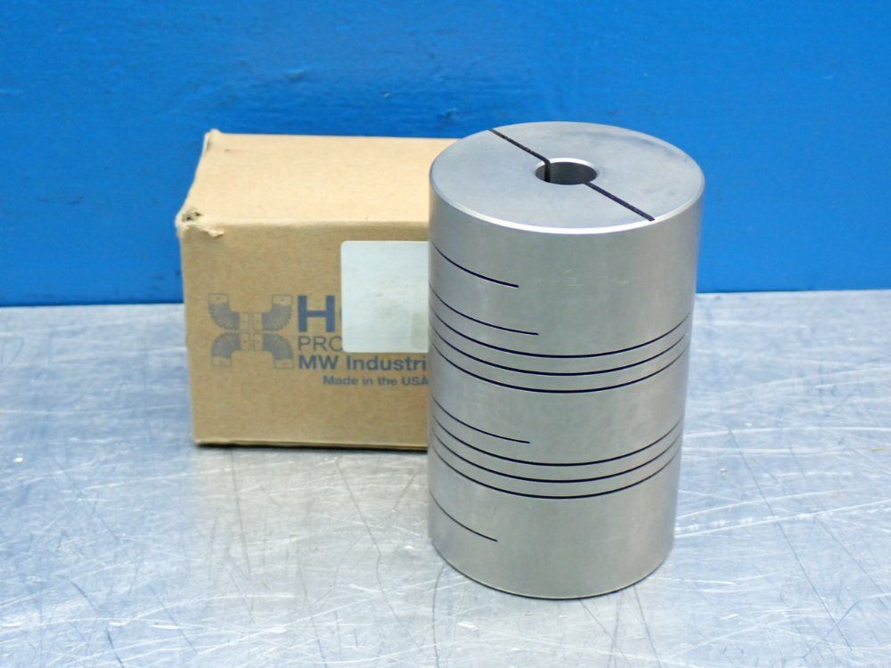 Helicat Od: 2 1/4 In, Length: 3 1/2 In, Bore: 1/2 In Mc7c-series Flexible Stainless Steel Integral Clamp - Mc7c225-16-16