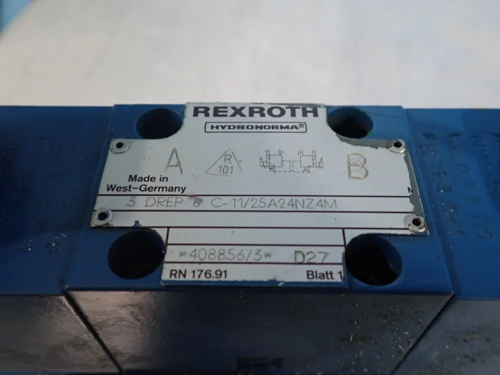 Rexroth Pressure Reducing Valve - 3drep 6 C-11/25a24nz4m