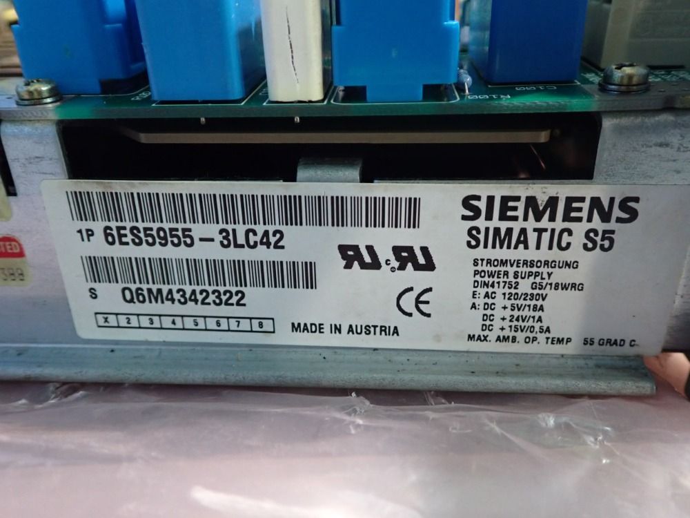 Siemens Simatic Power Supply Module - 6es5955-3lc42