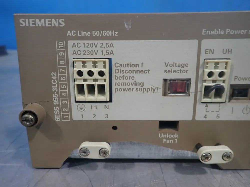 Siemens Simatic Power Supply Module - 6es5955-3lc42