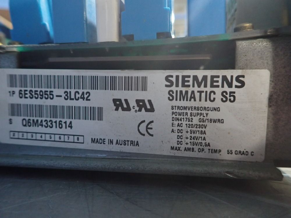Siemens Simatic Power Supply Module - 6es5955-3lc42