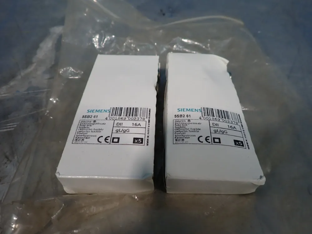 Siemens Lot Of 10 Fuse Link - 5sb2-61