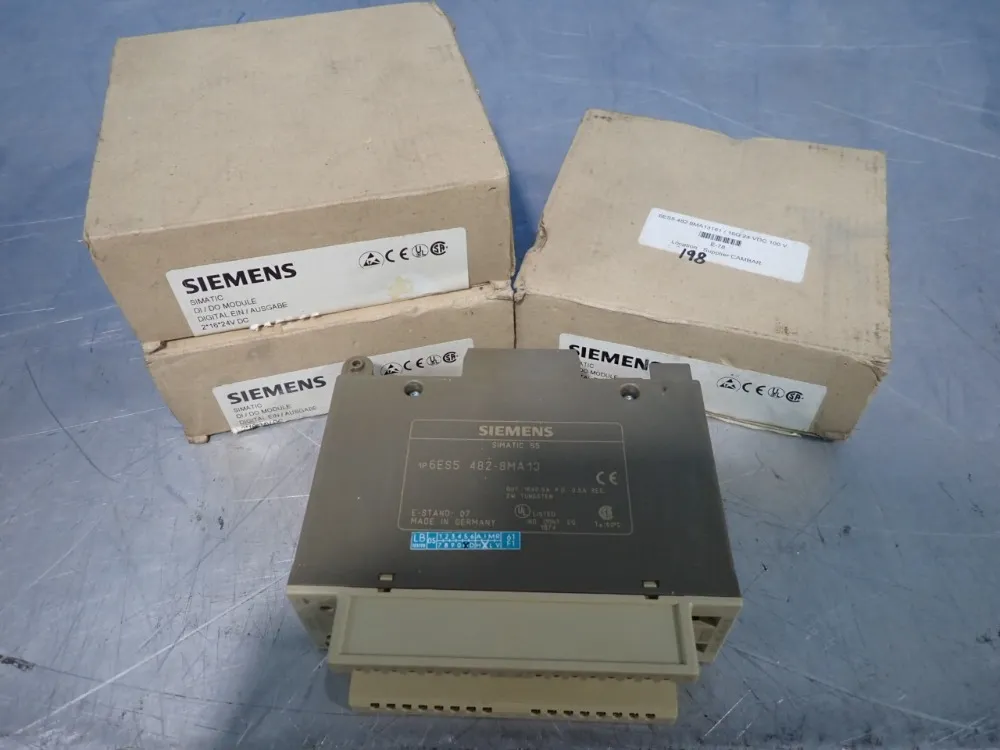 Siemens Lot Of 3 Output Module - 6es5-482-8ma13