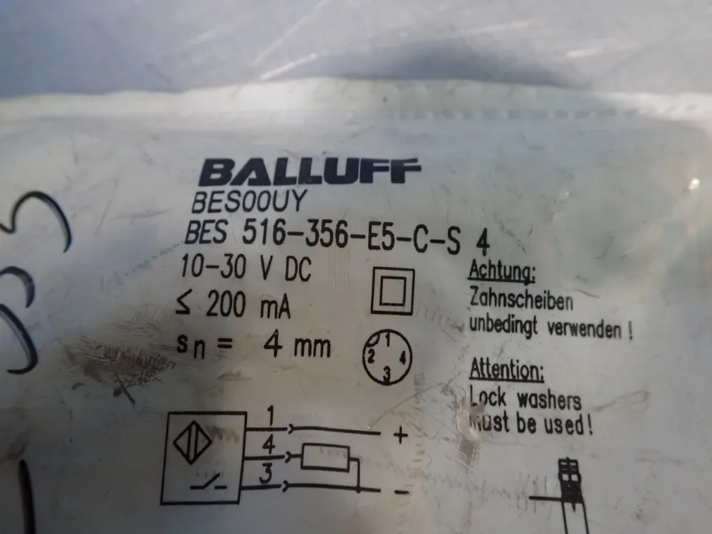 Balluff Lot Of 3 Inductive Sensor - Bes00uy