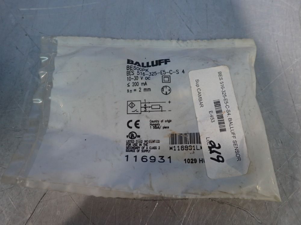 Balluff Lot Of 3 Inductive Sensor - Bes00pk