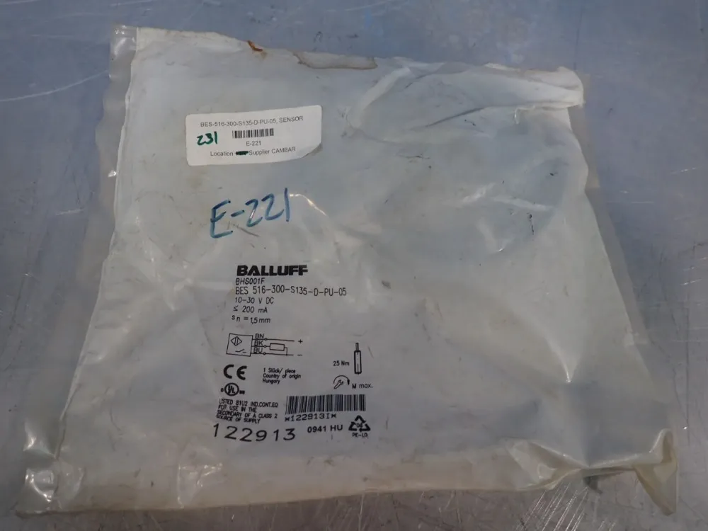 Balluff Inductive Sensor - Bhs001f