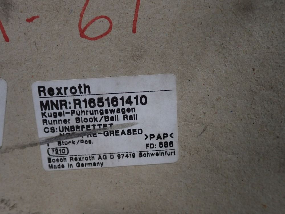 Rexroth Ball Runner Block - R165161410