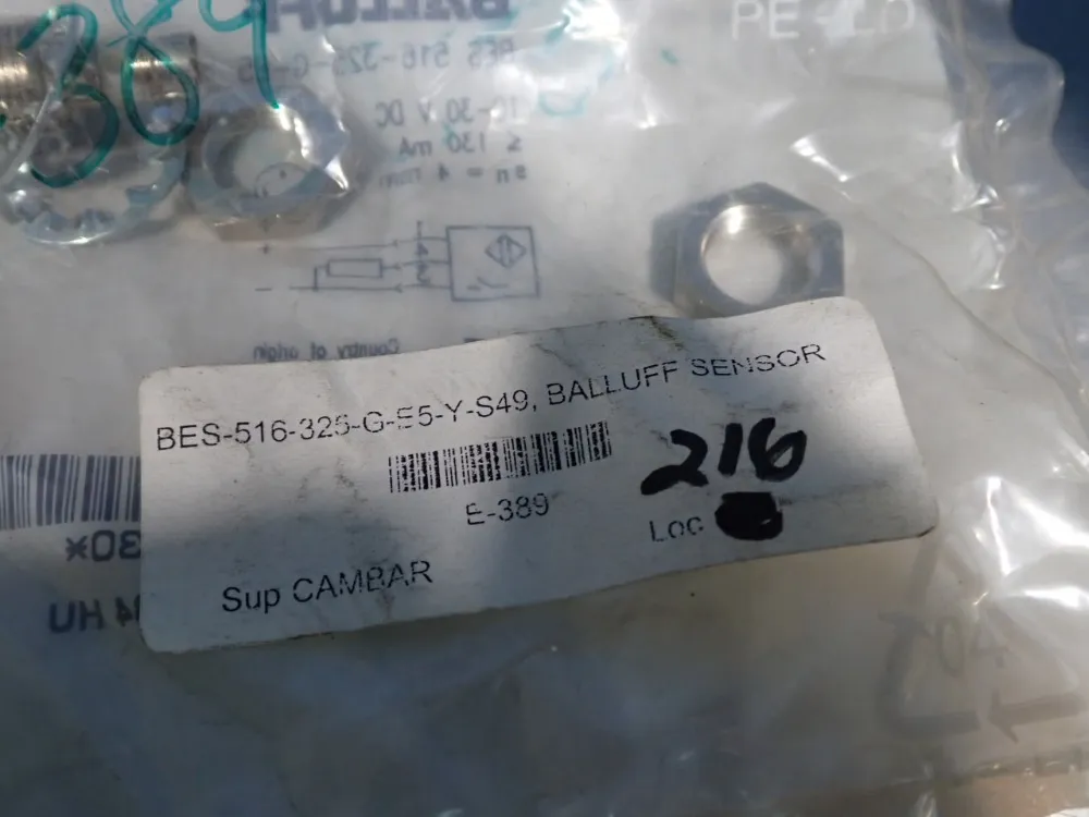 Balluff Proximity Switch - Bes 516-325-g-e5-y-s