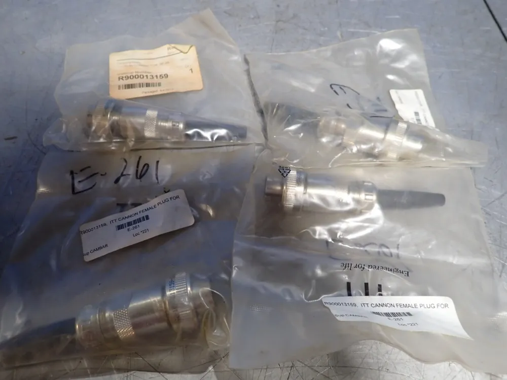 Rexroth Lot Of 4 Plug-in Connector - R900013159