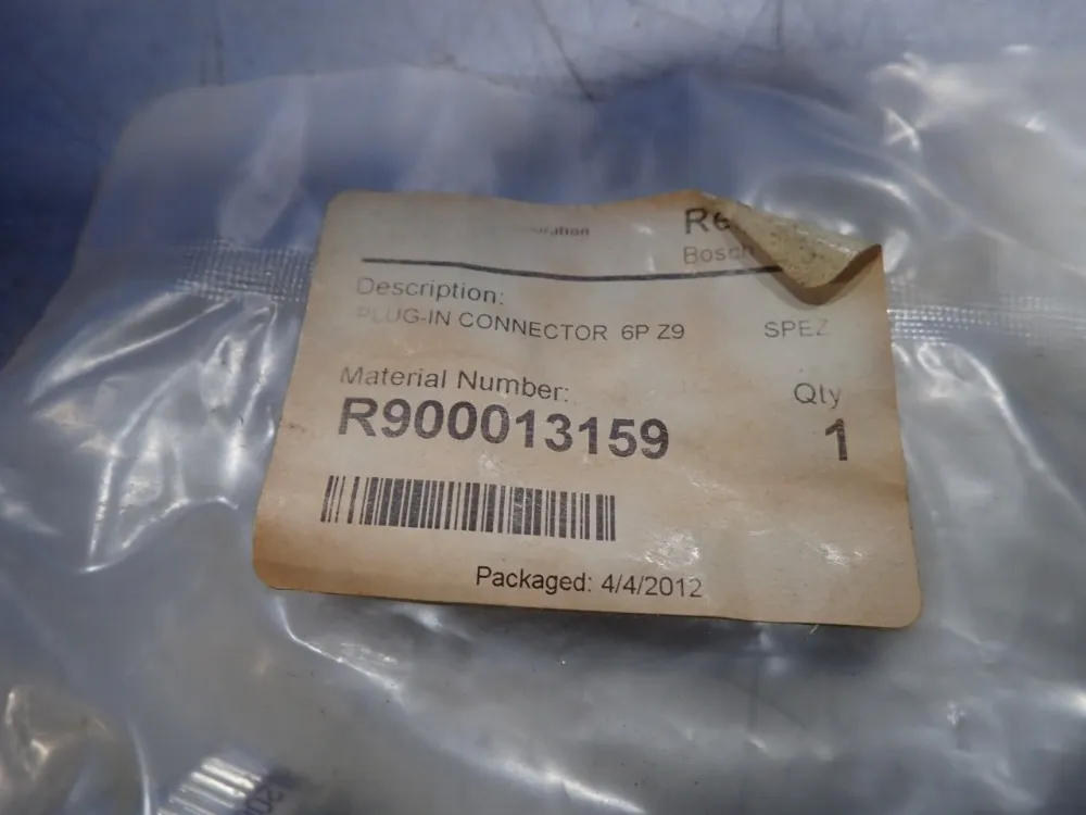 Rexroth Lot Of 4 Plug-in Connector - R900013159