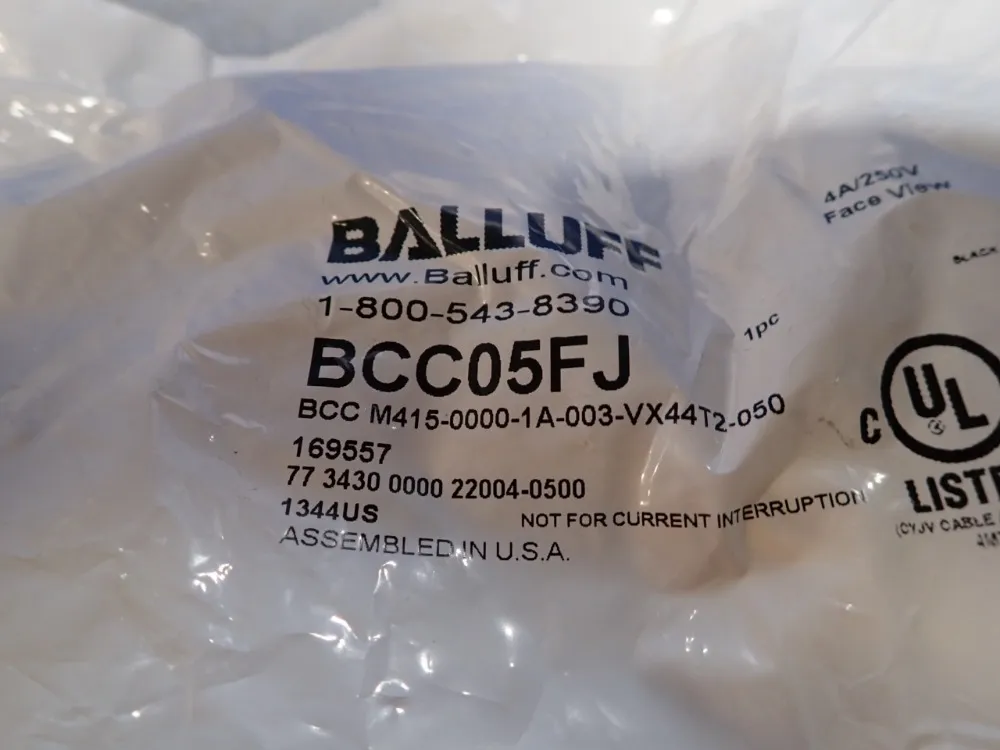 Balluff Actuator Cable - Bcc05fj