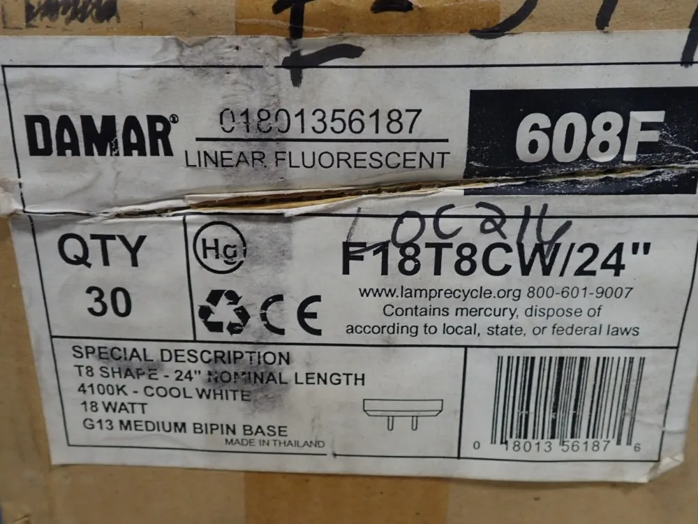 Damar Flourescent Lamps - F18t8cw/24