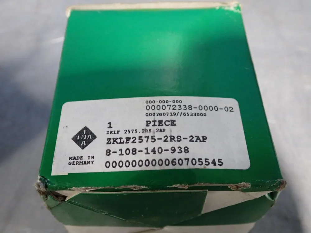 Ina Angular Contact Ball Bearing - Zklf2575-2rs