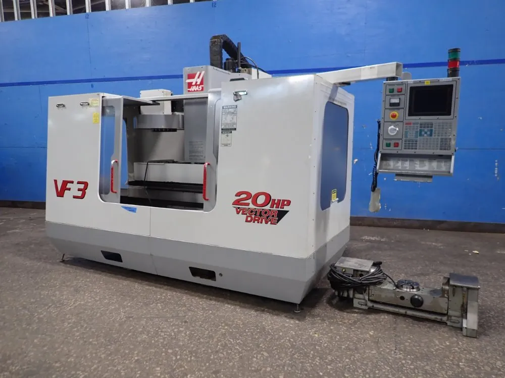 Haas Cnc Vmc W/ Indexer - Vf3 / Str-160h
