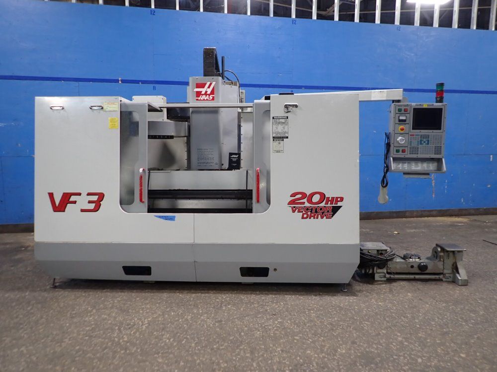 Haas Cnc Vmc W/ Indexer - Vf3 / Str-160h