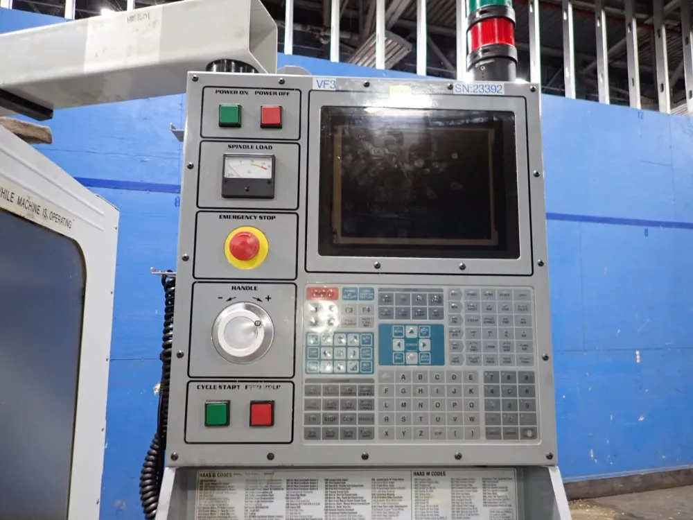 Haas Cnc Vmc W/ Indexer - Vf3 / Str-160h