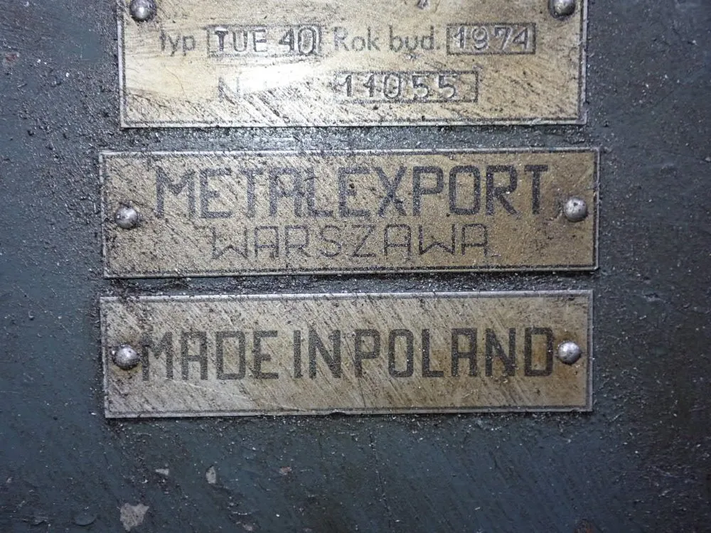 Andrycguwska 17"/19" X 42" Gap Bed Lathe - Tue-40