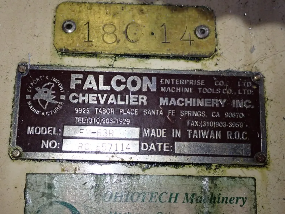 Chevalier 11" X 52" Cnc Vertical Mill - Fm-63r