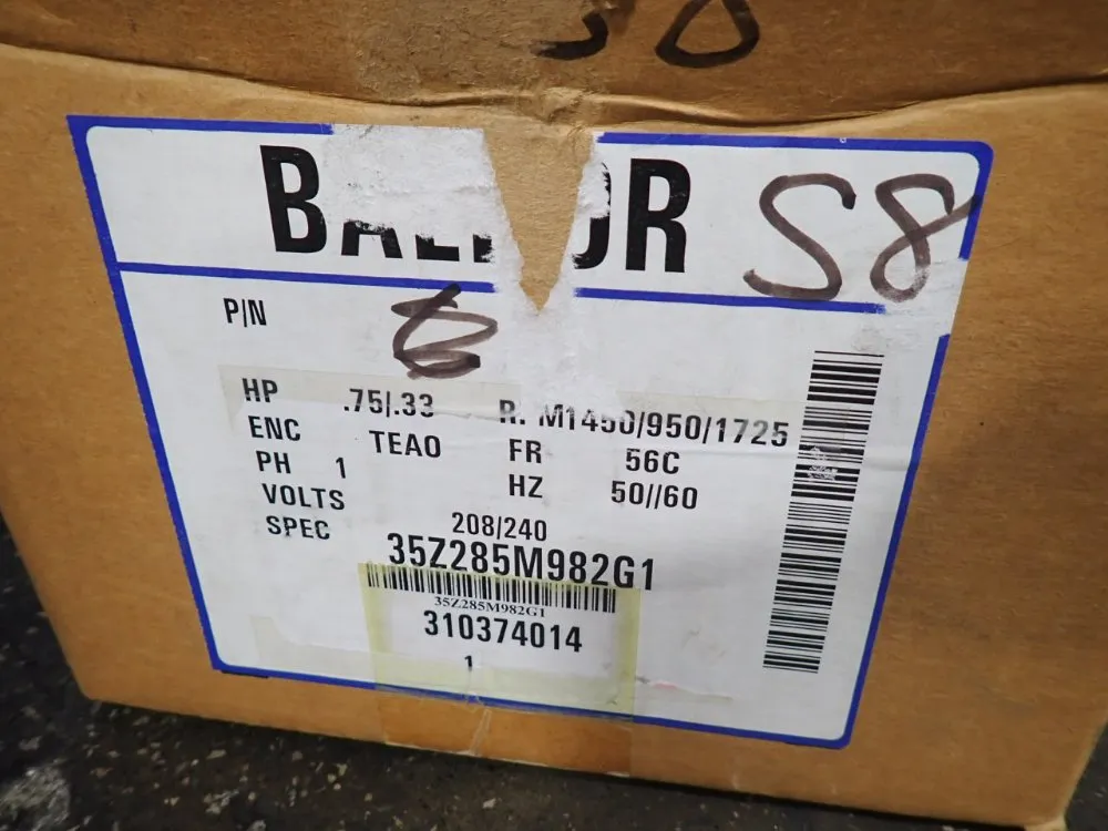 Baldor .75 Hp Motor - 35z285m982g1