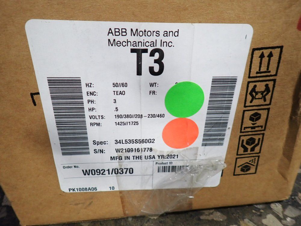 Baldor .5 Hp Motor - 34l5355560g2