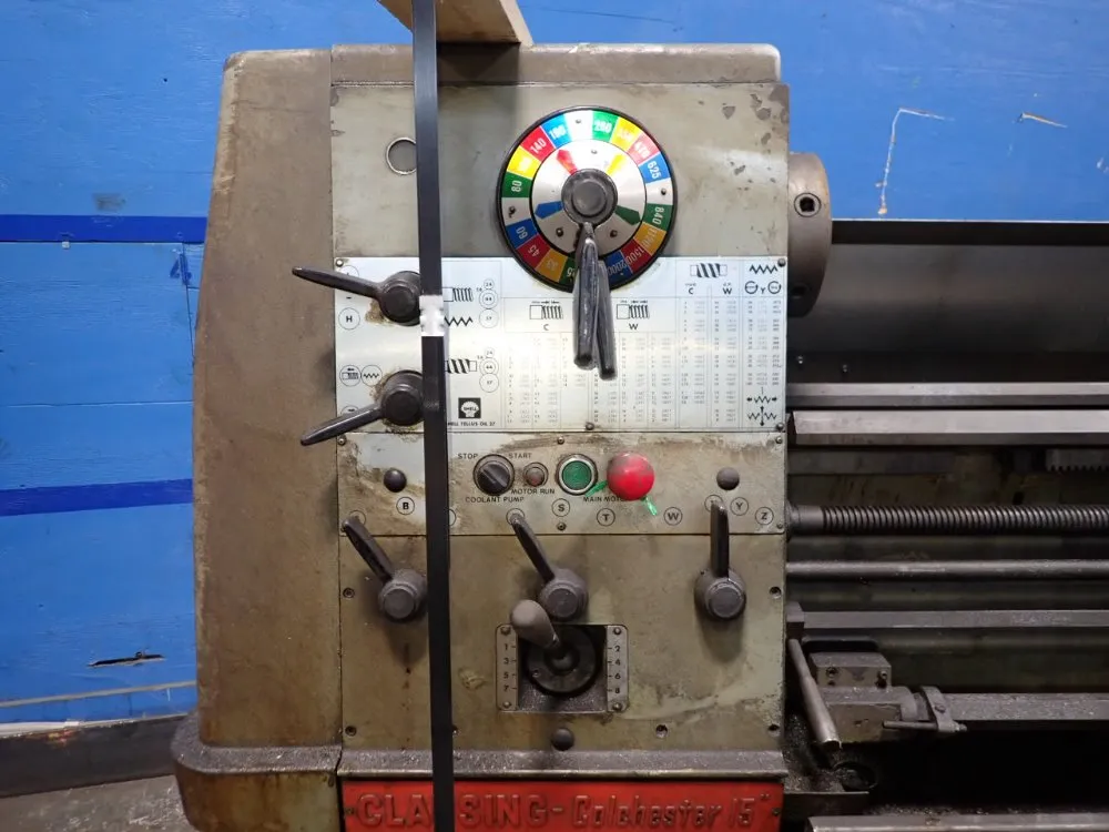 Clausing 15"/17" X 55" Gap Bed Lathe - Colchester 15