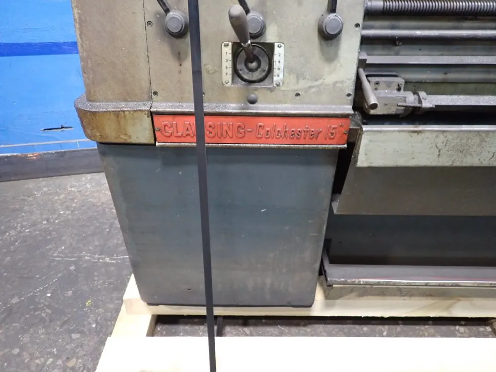 Clausing 15"/17" X 55" Gap Bed Lathe - Colchester 15