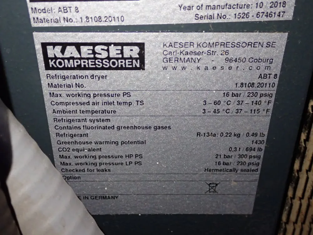 Kaeser Air Compressor - Sx5