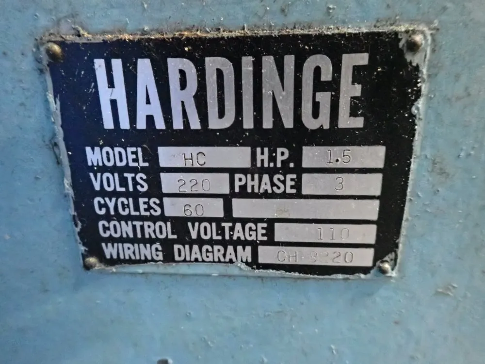 Hardinge 14" X 34" Lathe - Hc