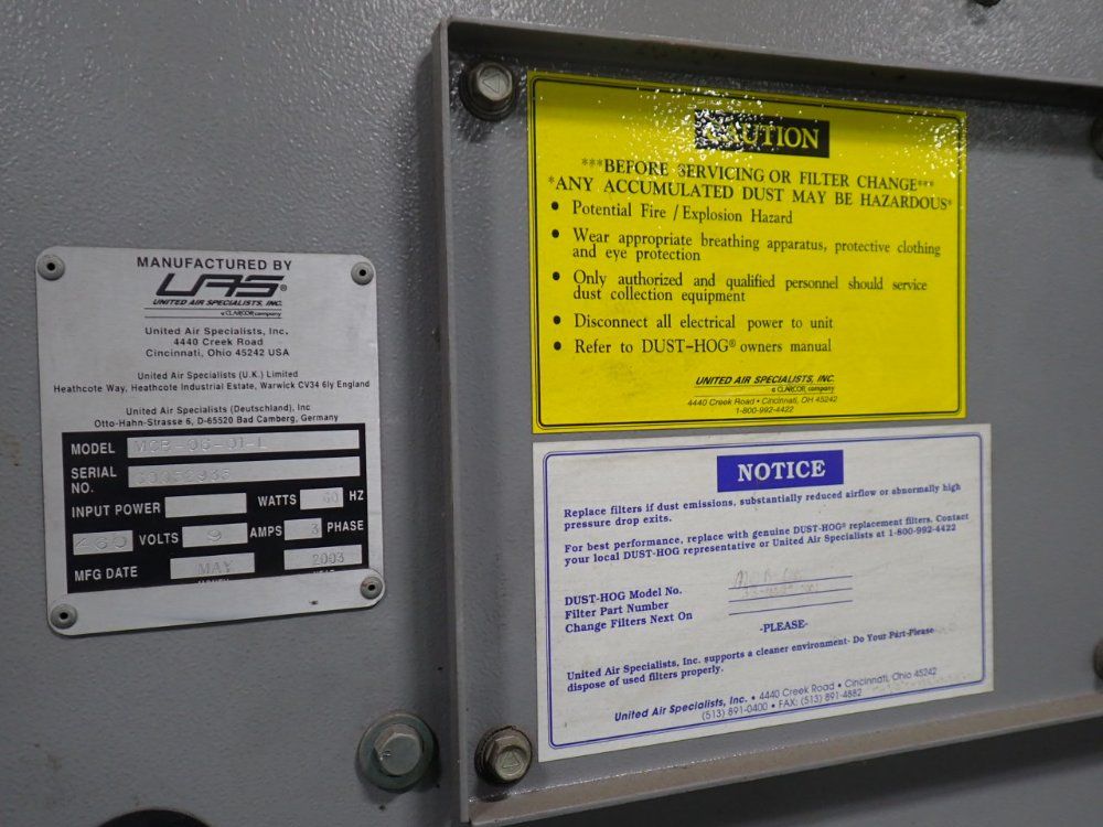 Uas Dust Collector - Mcb-06-01-l