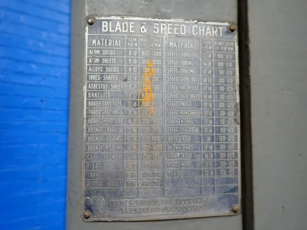 Walker-turner 18" X 19" Saw