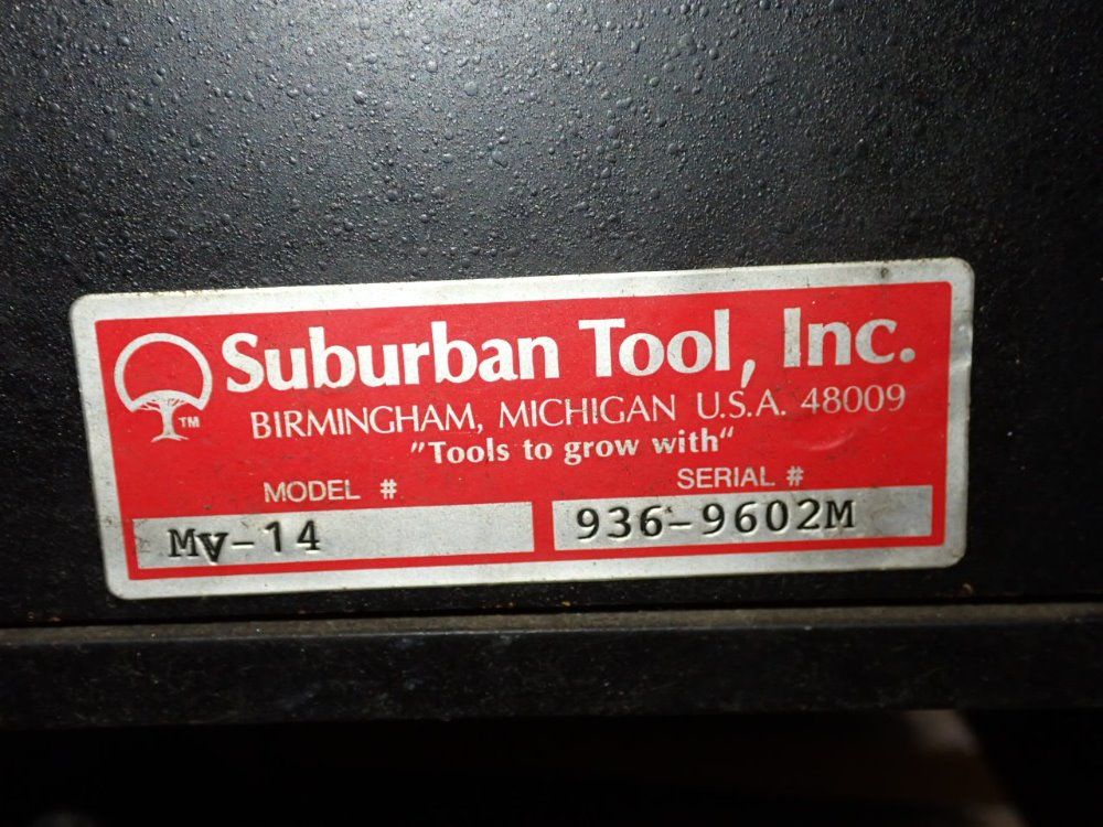 Suburban Tool 14" Optical Comparator - Mv-14