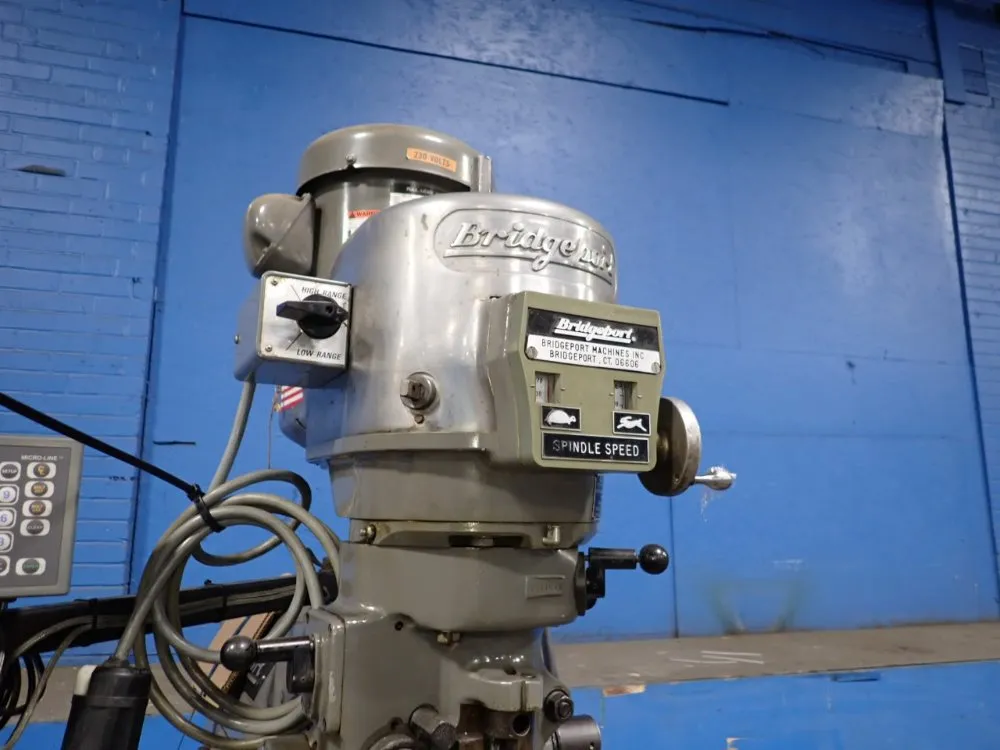 Bridgeport 9" X 48" Vertical Mill
