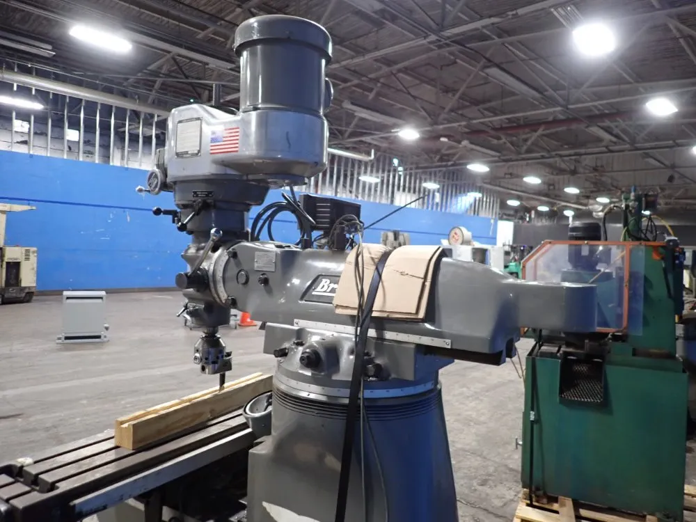 Bridgeport 9" X 48" Vertical Mill