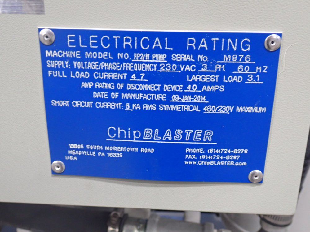 Chip Blaster - Fp2/w Pump