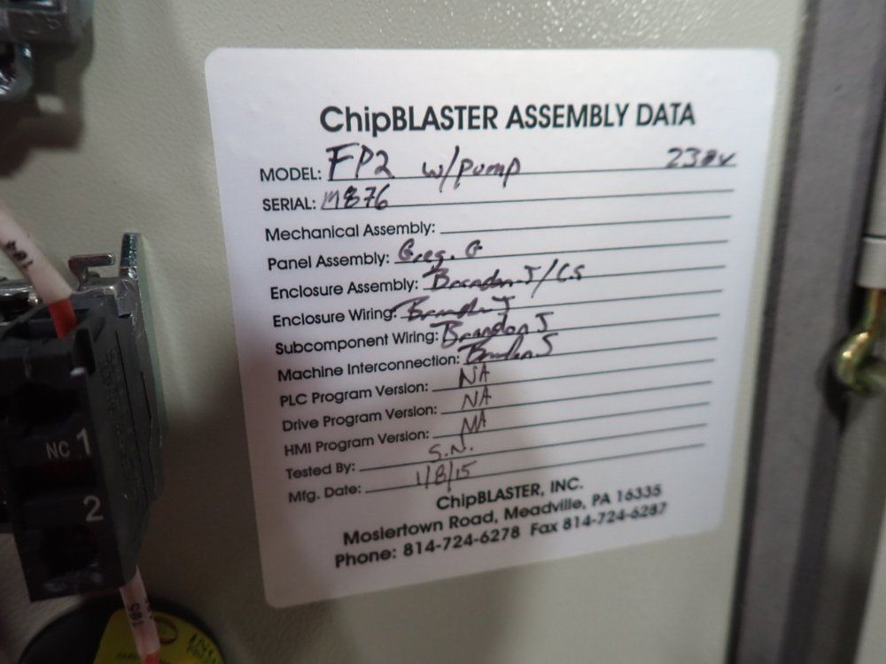 Chip Blaster - Fp2/w Pump