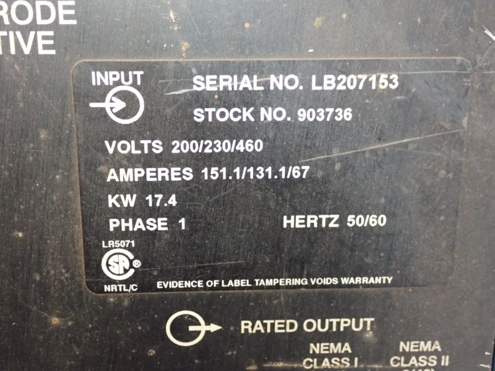 Miller 350 Amp Welder - Syncrowave 350 Lx