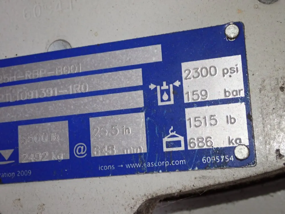 Cascade 5500 Lbs Forklift Clamp - 25h-rbp-b001