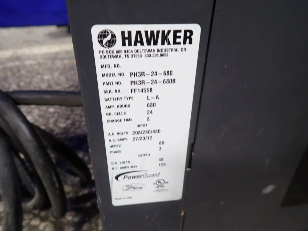 Hawker Battery Charger - Ph3r-24-680