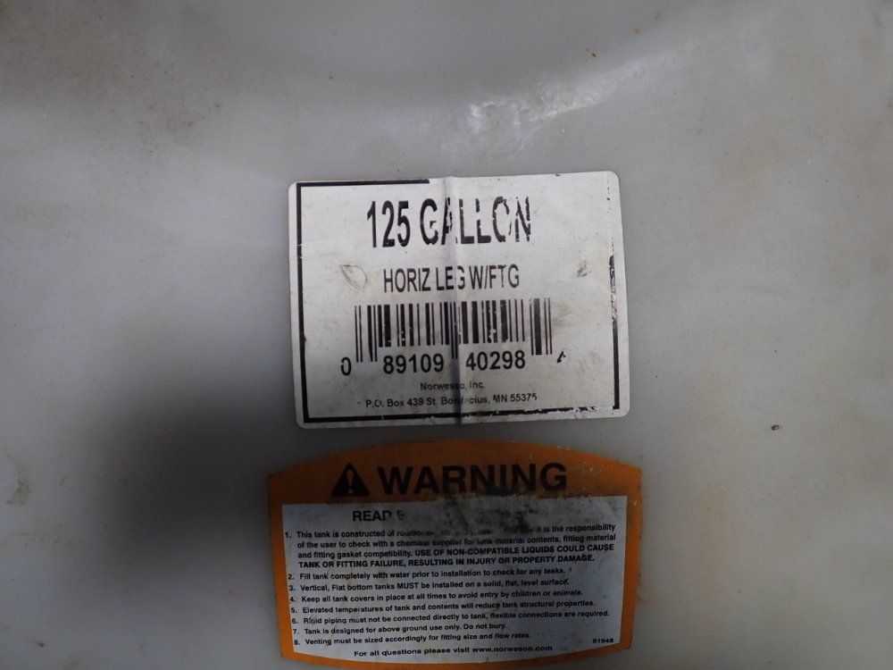 125 Gal Filtration System